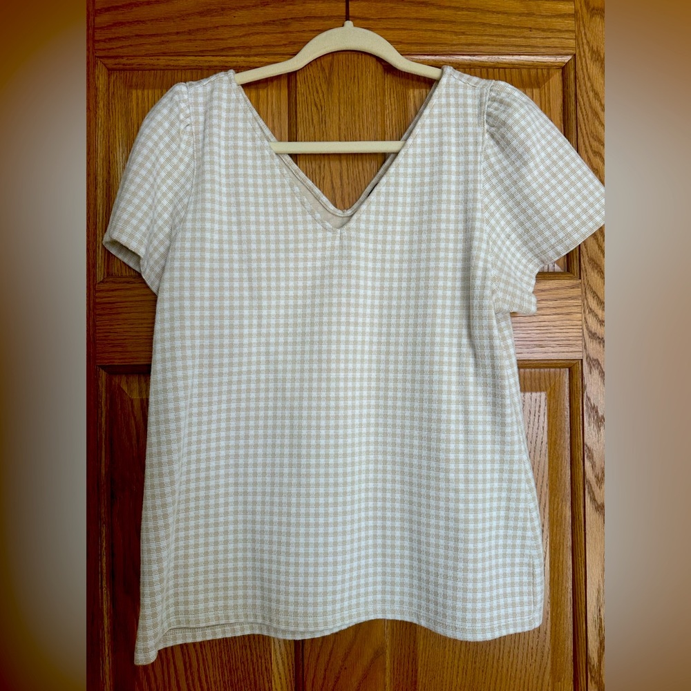 Gingham Ann Taylor Top